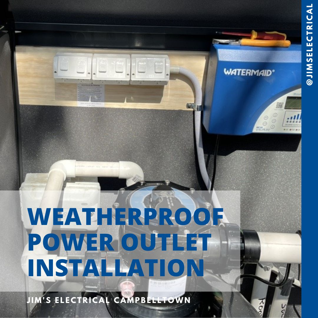 Weatherproof Power Outlet Installation